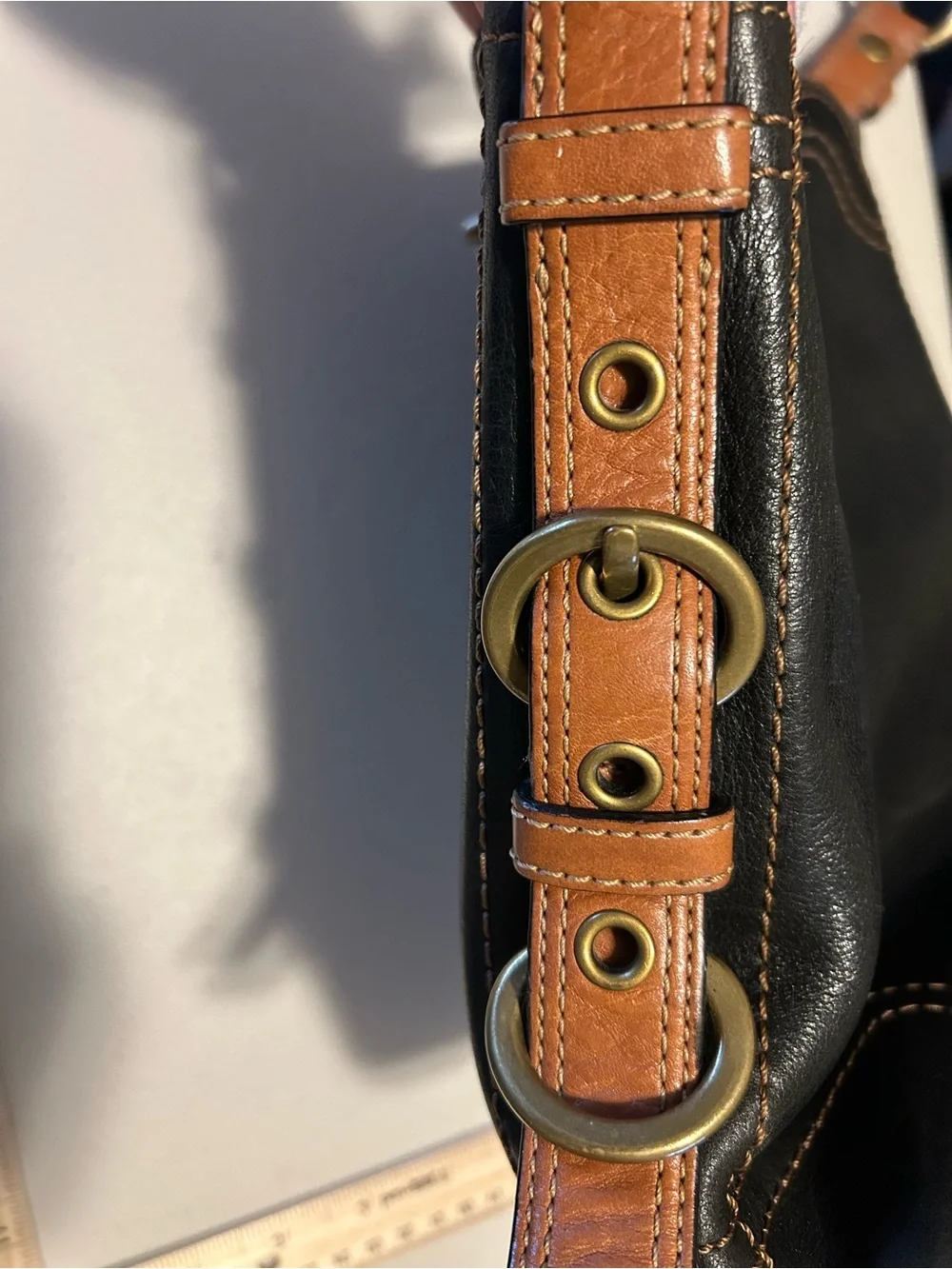 Coach sleek black